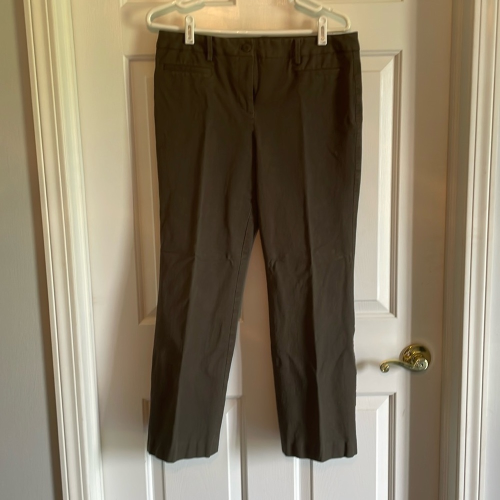 Talbots Army Green Slacks.